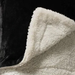Le Comptoir De La Plage Kunstfell Wohndecke In Schwarz – (L)170 X (B)130 Cm 12