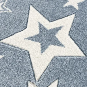 Livone Kinderteppich STARLIGHT In Blau/weiß 9