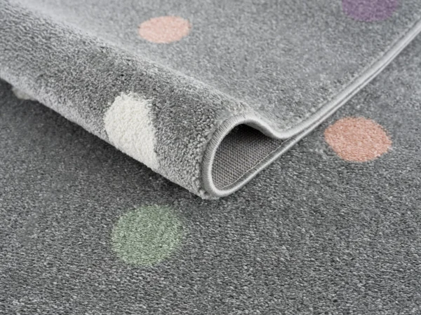 Livone Kinderteppich WHEEL In Silbergrau/multi 4