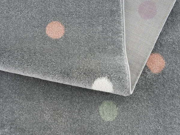 Livone Kinderteppich WHEEL In Silbergrau/multi 5
