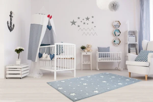 Livone Teppich HEAVEN Blaugrau/weiss 5