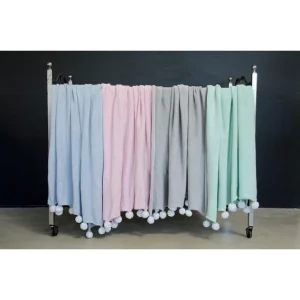 Lorena Canals Kuscheldecke “Bubbly” In Hellminze/Weiß – 100×120 Cm 18