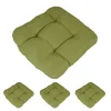 MCW 4er-Set Sitzkissen Milano, Hellgrün 17