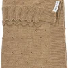 MEYCO Babydecke Klein Ajour Toffee Melange 5