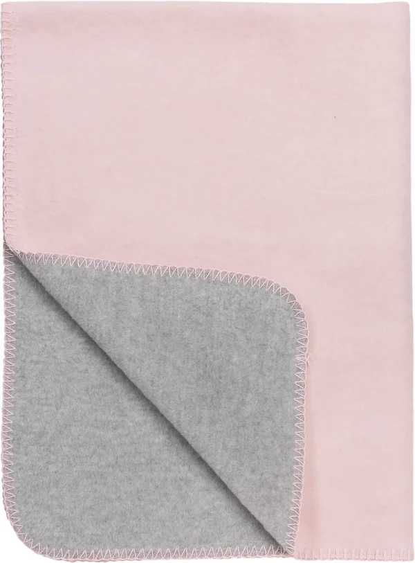 MEYCO Kinderdecke Double Face, Grau/rosa, 100 X 150 Cm 1