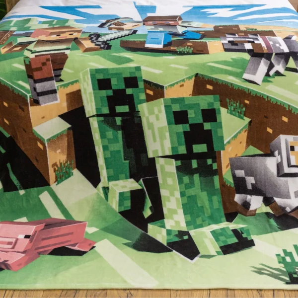 Decke / Fleecedecke “Minecraft” In Bunt 5