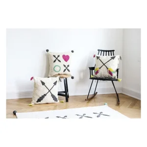 Minividuals Kissen “XOXO Herz” In Creme/ Bunt – (L)50 X (B)50 Cm 6