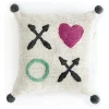 Minividuals Kissen “XOXO Herz” In Creme/ Bunt – (L)50 X (B)50 Cm 5