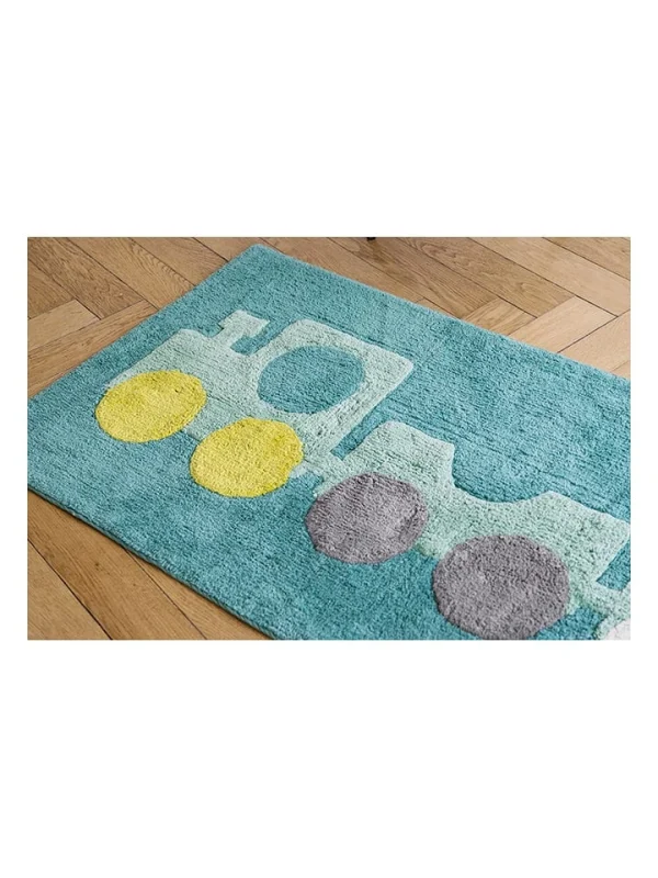 Minividuals Teppich “Lokomotive” In Blau – (L)170 X (B)120 Cm 3
