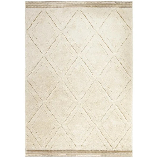Mint Rugs Hochflor Teppich Colin Beige 1