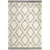 Mint Rugs Hochflor Teppich Colin Creme Schwarz 23