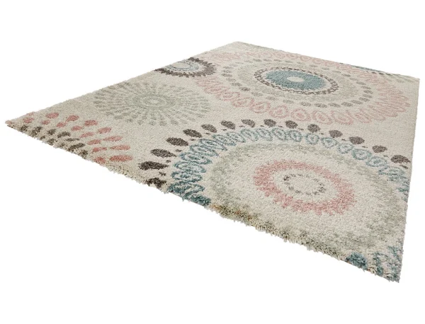 Mint Rugs Hochflor Teppich Globe Creme 4