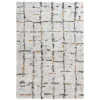 Mint Rugs Hochflor Teppich Grid Creme 28