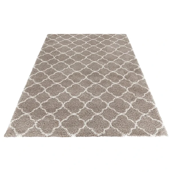 Mint Rugs Hochflor Teppich Luna Beige Creme 3
