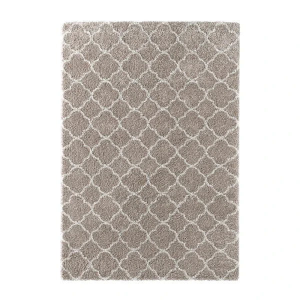 Mint Rugs Hochflor Teppich Luna Beige Creme 1