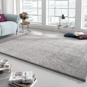 Mint Rugs Hochflor Teppich Monaco Silver 12