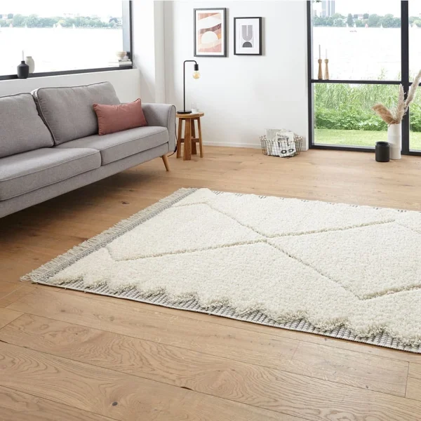 Mint Rugs Vintage Teppich Ciret Creme/grau 5