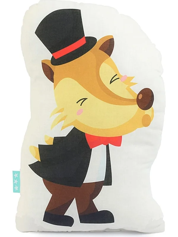 Mr. Fox Kissen “Little Pigs” In Braun/ Schwarz/ Weiß 1