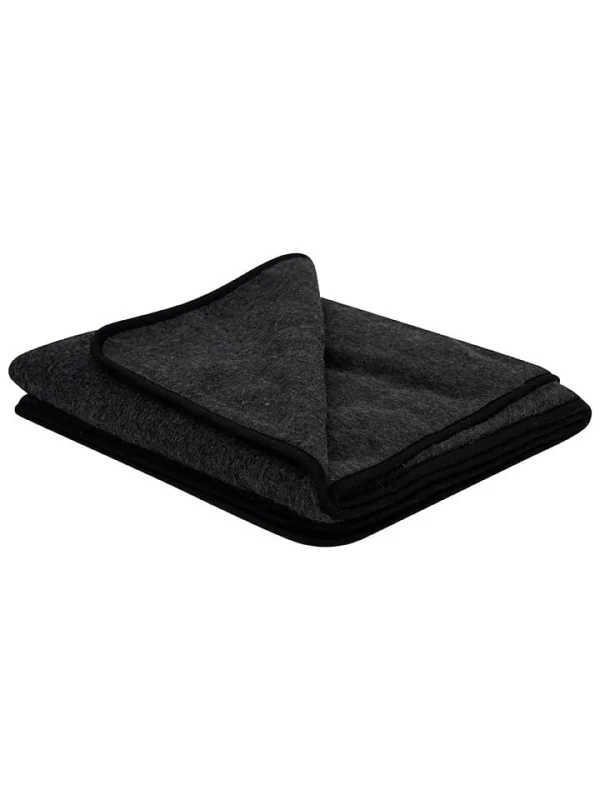 Native Wolldecke In Schwarz – (L)220 X (B)200 Cm 1