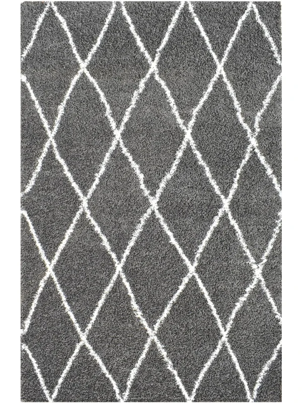 Nazar Hochflor-Teppich “Asma” In Grau 3