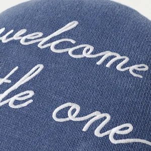 Nordic Coast Company Babykissen Wanddekoration Ballon ” Welcome Little One” Blau 22