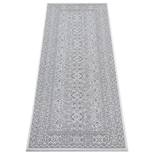 Northrugs In- & Outdoor Teppich Cuadrado Anthrazit Grau Creme 18