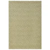 Northrugs In- & Outdoor Teppich Karo Grün/creme 19