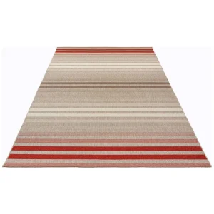 Northrugs In- & Outdoor Teppich Paros Rot Grau Creme 12