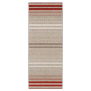 Northrugs In- & Outdoor Teppich Paros Rot Grau Creme 14