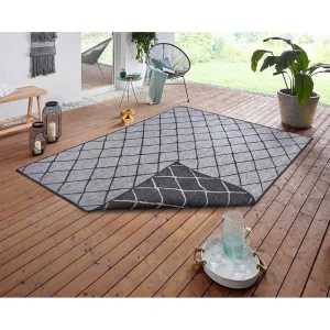 Northrugs In- & Outdoor Wendeteppich Malaga Schwarz Silber 14