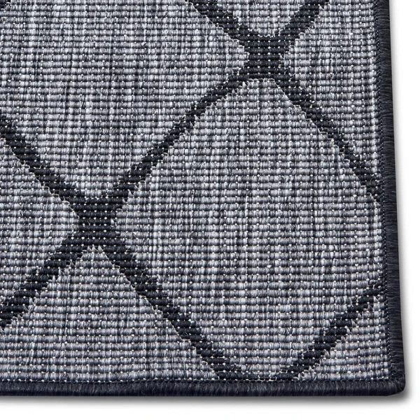 Northrugs In- & Outdoor Wendeteppich Malaga Schwarz Silber 6