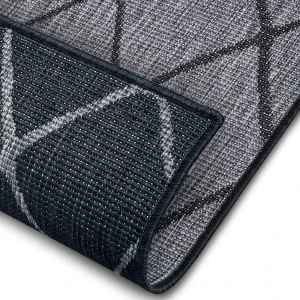 Northrugs In- & Outdoor Wendeteppich Malaga Schwarz Silber 20