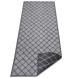 Northrugs In- & Outdoor Wendeteppich Malaga Schwarz Silber 24