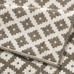 Northrugs In- & Outdoor Wendeteppich Nizza Braun Creme 13
