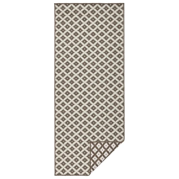 Northrugs In- & Outdoor Wendeteppich Nizza Braun Creme 7