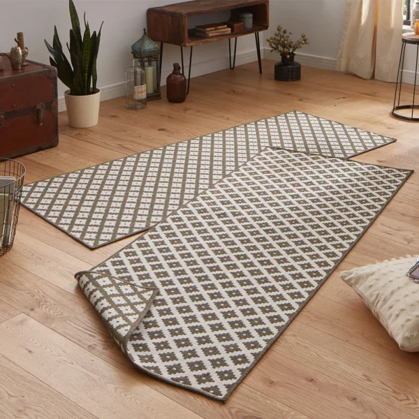 Northrugs In- & Outdoor Wendeteppich Nizza Braun Creme 8