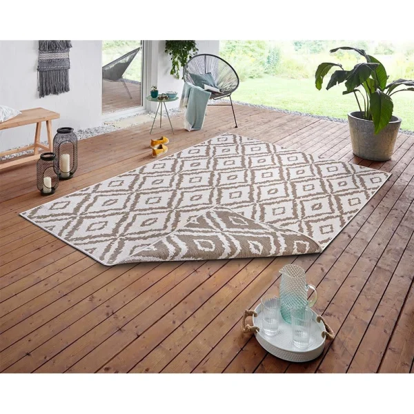 Northrugs In- & Outdoor Wendeteppich Rio Beige Creme 3