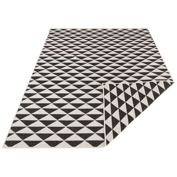 Northrugs In- & Outdoor Wendeteppich Tahiti Schwarz Creme 3