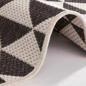 Northrugs In- & Outdoor Wendeteppich Tahiti Schwarz Creme 12