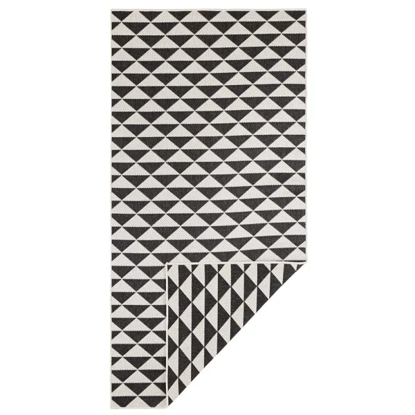 Northrugs In- & Outdoor Wendeteppich Tahiti Schwarz Creme 6