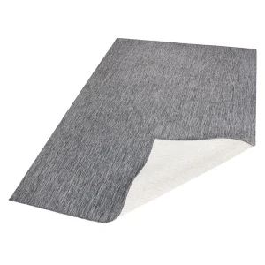 Northrugs In- & Outdoor Wendeteppich Uni Miami Grau Creme 11
