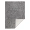 Northrugs In- & Outdoor Wendeteppich Uni Miami Grau Creme 13