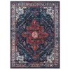 Nouristan Orientalischer Kurzflor Teppich Azrow Mitternachtsblau 19