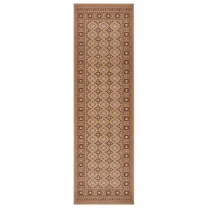 Nouristan Orientalischer Kurzflor Teppich Sao Braun 28