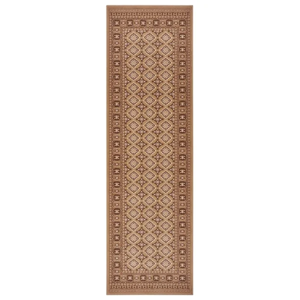 Nouristan Orientalischer Kurzflor Teppich Sao Braun 10