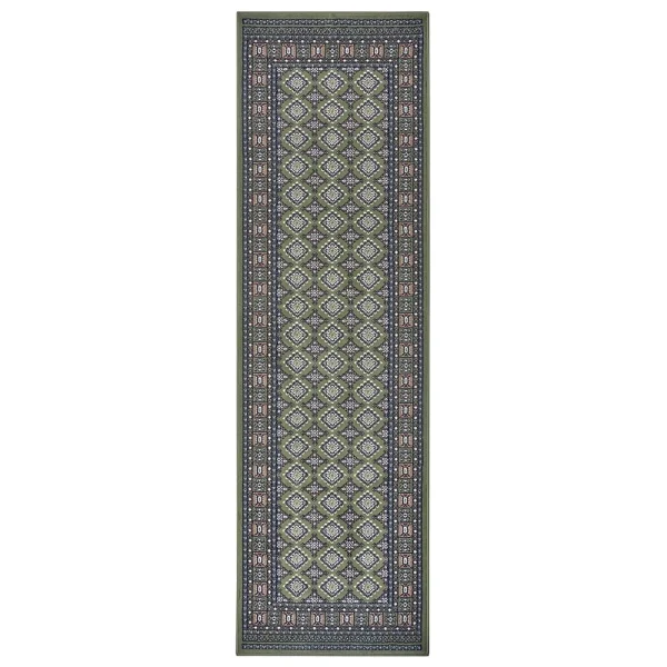 Nouristan Orientalischer Kurzflor Teppich Sao Grün 10