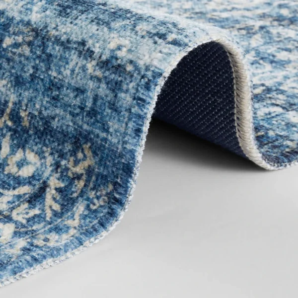 Nouristan Orientalischer Teppich Tabriz Bela Jeansblau 4