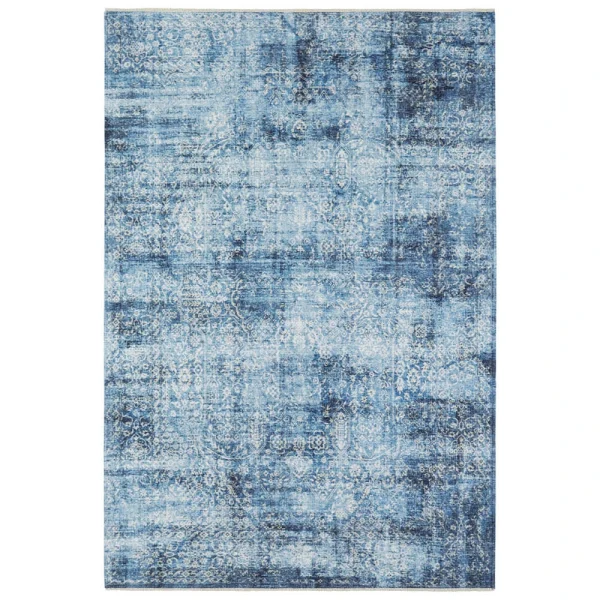Nouristan Orientalischer Teppich Tabriz Bela Jeansblau 1