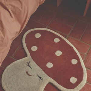 OYOY Teppich Malle Mushroom Rug In Red 9