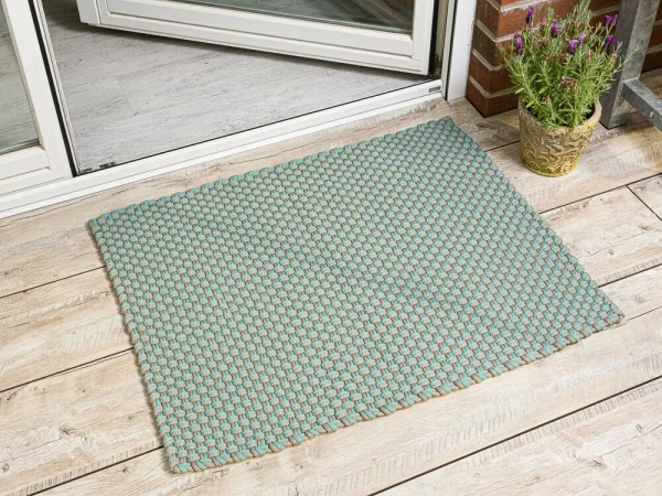 PAD Concept Outdoor Matte POOL Aqua Türkis / Beige 72×92 Cm 1